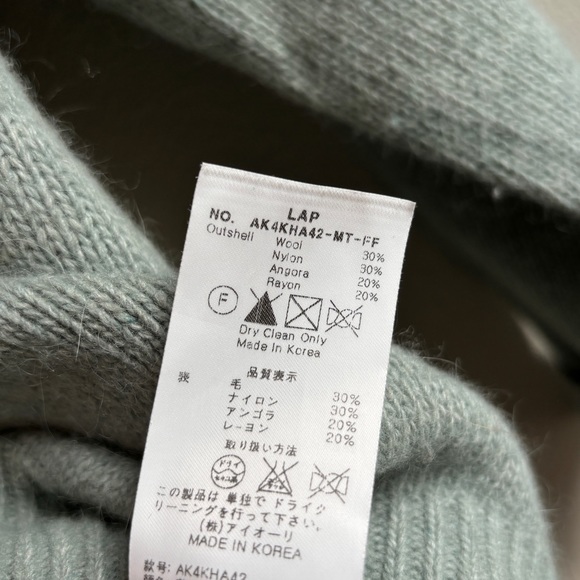 Cozy mint color sweater - Picture 3 of 5